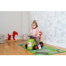                            FALK Odrážadlo a chodítko 2v1 Traktor Claas svetlo zelený s volantom                        