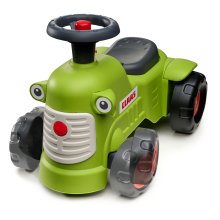                             FALK Odrážadlo a chodítko 2v1 Traktor Claas svetlo zelený s volantom                        