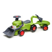                             FALK Odrážadlo a chodítko 2v1 Traktor Claas svetlo zelený s volantom                        