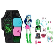                             Monster High Skullmate secrets bábika neón - Ghoulia                        