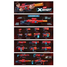                             X-SHOT Excel Ranger X8 Blaster 24 šípok                        