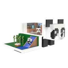                             Minecraft Minis Mob Head panda herný dom                        