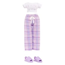                             Rainbow High Junior Fashion bábika v pyžame - Violet Willow                        