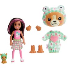                             Barbie Cutie Reveal Chelsea v kostýme - Psík v zelenom kostýme žabky                        