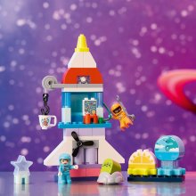                             LEGO® DUPLO® 10422 Vesmírne dobrodružstvo s raketoplánom 3 v 1                        