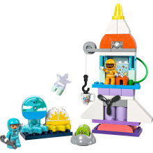                             LEGO® DUPLO® 10422 Vesmírne dobrodružstvo s raketoplánom 3 v 1                        
