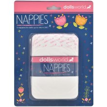                             Dolls World - Balenie 5 plienok pre bábiky 46 cm                        