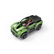                             1:32 Stavebnica Auto 17ks - zelené                        