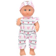                             Dolls World - Kúpacia bábika Klárka 25 cm s odnímateľným oblečkom a čelenkou                        