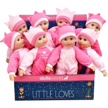                             Dolls World - Maznajúca bábika Eliška a Terezka 30 cm - 2 druhy                        