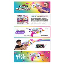                             X-SHOT Blastercorn series 1 - Jednorožec 16 šípok                        