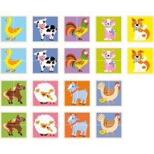                             BABU - Puzzle- Pexeso zvieratká z farmy                        
