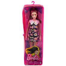                             Barbie modelka - šaty so sedmokráskami                        