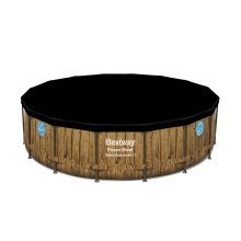                             BESTWAY 56725 - Bazén s konštrukciou Rattan Swim Vista 488 x 122 cm + kartušová filtrácia                        