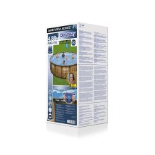                             BESTWAY 56725 - Bazén s konštrukciou Rattan Swim Vista 488 x 122 cm + kartušová filtrácia                        