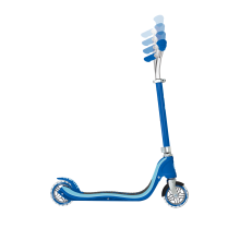                             Globber Detská kolobežka Flow 125 Lights - svietiace kolesá - modrá                        