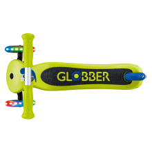                             Globber Detská trojkolesová kolobežka Primo - svietiace kolesá - zelená                        