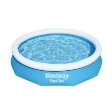                             BESTWAY 57458 - Nadzemný bazén kruhový 305 x 66 cm + kartušová filtrácia                        