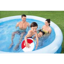                             BESTWAY 57458 - Nadzemný bazén kruhový 305 x 66 cm + kartušová filtrácia                        