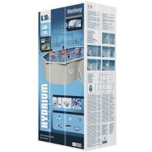                             BESTWAY 56369 - Bazén s konštrukciou Hydrium 6.1 x 3.6 x 1.2 m + PIESKOVÁ FILTRÁCIA                        