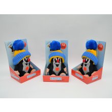                             Moravská Ústředna - Krtko 20 cm hovoriaci, čiapka, modro-žltá, 1+, plyšová hračka                        