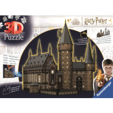                             Ravensburger Puzzle Harry Potter: Rokfortský hrad - Veľká sieň (Nočná edícia) 540 dielikov                        