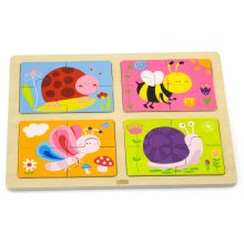                             BABU - Puzzle chrobákovia 4x4                        