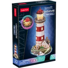                             CubicFun - Puzzle 3D s LED Nočná edícia: Maják 72 dielikov                        