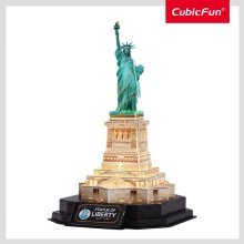                             CubicFun - Puzzle 3D s LED Nočná edícia: Socha Slobody 79 dielikov                        