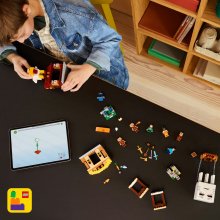                             LEGO® Minecraft® 21273 Balón v podobe ďasa a útok na dedinu                        