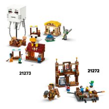                             LEGO® Minecraft® 21273 Balón v podobe ďasa a útok na dedinu                        