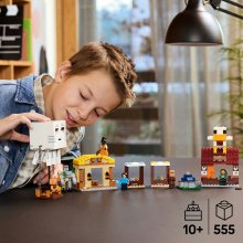                             LEGO® Minecraft® 21273 Balón v podobe ďasa a útok na dedinu                        