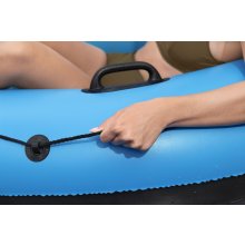                             BESTWAY 43108 - Nafukovací kruh s opierkou a sieťovaným dnom, Ø 119 cm                        