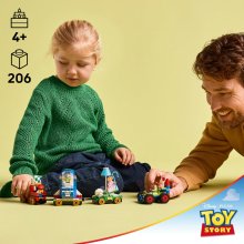                             LEGO® ǀ Disney 43264 Slávnostný vláčik a Autíčko z Príbehu hračiek                        