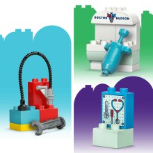                             LEGO® DUPLO® ǀ Disney 10456 McQueen a návšteva v garáži doktora Hudsona                        