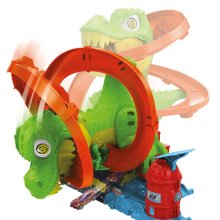                             Hot Wheels City T-rex útočí na hasičskú stanicu                        