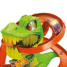                             Hot Wheels City T-rex útočí na hasičskú stanicu                        