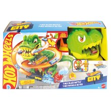                             Hot Wheels City T-rex útočí na hasičskú stanicu                        