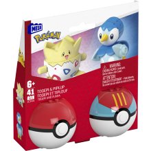                             Mega Pokémon Pokéball - Piplup &amp; Togepi                        