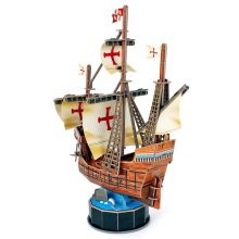                             CubicFun - Puzzle 3D Santa Maria - 93 dielikov                        