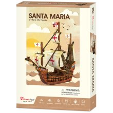                             CubicFun - Puzzle 3D Santa Maria - 93 dielikov                        