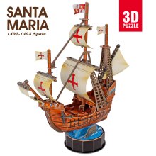                             CubicFun - Puzzle 3D Santa Maria - 93 dielikov                        