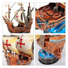                             CubicFun - Puzzle 3D Santa Maria - 93 dielikov                        