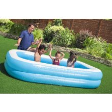                             BESTWAY 54006 - Nafukovací bazén obdĺžnikový modrý 262 x 175 x 51 cm                        