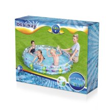                             BESTWAY 51005 - Nafukovací bazén 3 pruhy 183 cm                        