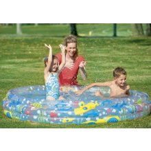                             BESTWAY 51005 - Nafukovací bazén 3 pruhy 183 cm                        