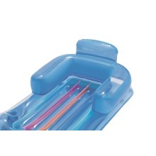                             BESTWAY 43028 - Nafukovacie lehátko s opierkou 161 x 84 cm - 2 druhy                        