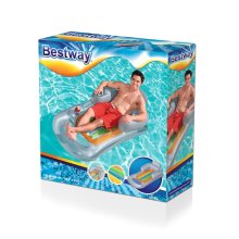                             BESTWAY 43028 - Nafukovacie lehátko s opierkou 161 x 84 cm - 2 druhy                        