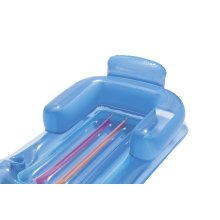                             BESTWAY 43028 - Nafukovacie lehátko s opierkou 161 x 84 cm - 2 druhy                        