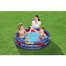                             BESTWAY 98018 - Nafukovací bazén Spider-Man 3 pruhy Ø 122 x 30 cm                        